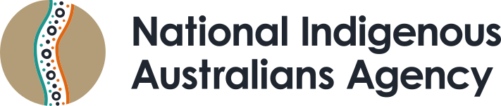 NATIONAL INDIGENOUS AUSTRALIANS AGENCY_PRIMARY HORIZONTAL_GOLD_CMYK